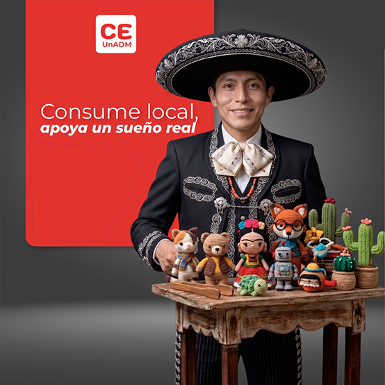 Expositor de artesanías. Consume local, apoya un sueño real.